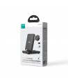 Joyroom JR-WQS02 iPhone AirPods Apple Watch 4in1 charging station foldable - black