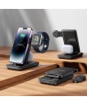 Joyroom JR-WQS02 iPhone AirPods Apple Watch 4in1 charging station foldable - black