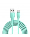 Joyroom Bowling Data Cable S-2030M8 USB-A / micro USB 3A 2m - green