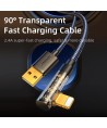 Joyroom Gaming Cable S-UL012A6 Lightning (angled) / USB-A (straight) 2.4A 1.2 m - blue