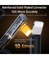 Joyroom Gaming Cable S-UL012A6 Lightning (angled) / USB-A (straight) 2.4A 1.2 m - blue