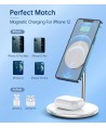Choetech T581-F MagSafe / Qi 2in1 wireless charger + USB-C cable - white