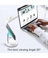 Choetech T581-F MagSafe / Qi 2in1 wireless charger + USB-C cable - white