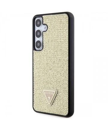 Guess Rhinestone Triangle case for Samsung Galaxy S24+ - gold