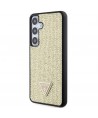 Guess Rhinestone Triangle case for Samsung Galaxy S24+ - gold