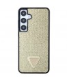 Guess Rhinestone Triangle case for Samsung Galaxy S24+ - gold