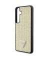 Guess Rhinestone Triangle case for Samsung Galaxy S24+ - gold