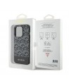 Guess GCube Stripes MagSafe case for iPhone 15 Pro Max - black