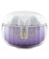 Guess Glitter Gradient TWS Bluetooth headphones with docking station - purple