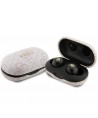 TWS Guess 4G Metal Bluetooth headphones with ENC docking station - pink