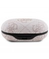 TWS Guess 4G Metal Bluetooth headphones with ENC docking station - pink