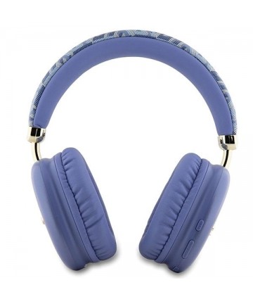Guess GCube Metallic Script Logo Headphones - Purple