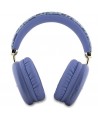 Guess GCube Metallic Script Logo Headphones - Purple