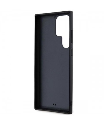 Karl Lagerfeld 3D Rubber Glitter Logo case for Samsung Galaxy S23 Ultra - black