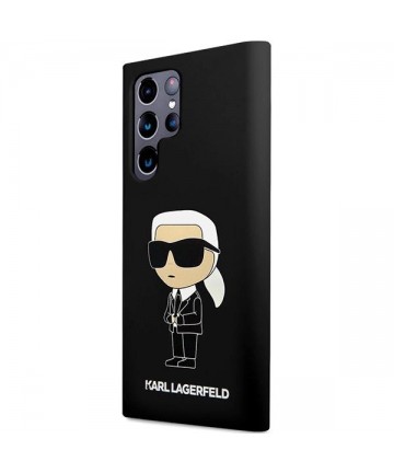 Karl Lagerfeld Silicone Ikonik case for Samsung Galaxy S24 Ultra - black