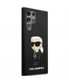 Karl Lagerfeld Silicone Ikonik case for Samsung Galaxy S24 Ultra - black
