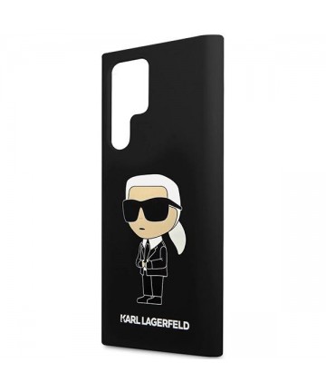 Karl Lagerfeld Silicone Ikonik case for Samsung Galaxy S24 Ultra - black