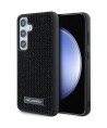 Karl Lagerfeld Rhinestone Metal Logo case for Samsung Galaxy S24+ - black