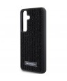 Karl Lagerfeld Rhinestone Metal Logo case for Samsung Galaxy S24+ - black