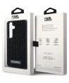 Karl Lagerfeld Rhinestone Metal Logo case for Samsung Galaxy S24+ - black