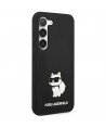 Karl Lagerfeld Silicone Choupette case for Samsung Galaxy S24+ - black