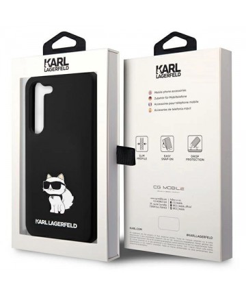 Karl Lagerfeld Silicone Choupette case for Samsung Galaxy S24+ - black