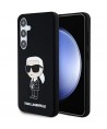 Karl Lagerfeld Silicone Ikonik case for Samsung Galaxy S24+ - black