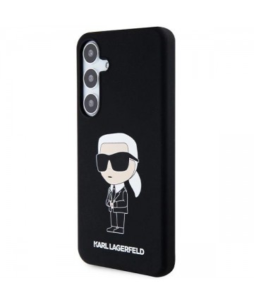 Karl Lagerfeld Silicone Ikonik case for Samsung Galaxy S24+ - black