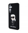 Karl Lagerfeld Silicone Ikonik case for Samsung Galaxy S24+ - black
