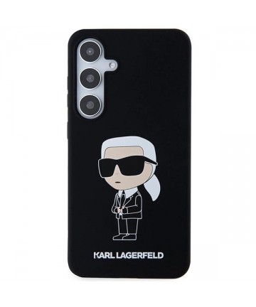 Karl Lagerfeld Silicone Ikonik case for Samsung Galaxy S24+ - black