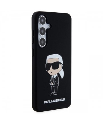 Karl Lagerfeld Silicone Ikonik case for Samsung Galaxy S24+ - black