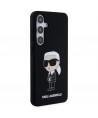 Karl Lagerfeld Silicone Ikonik case for Samsung Galaxy S24+ - black