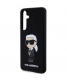 Karl Lagerfeld Silicone Ikonik case for Samsung Galaxy S24+ - black