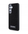 Karl Lagerfeld Rhinestone Metal Logo case for Samsung Galaxy S24 - black
