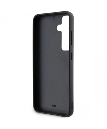 Karl Lagerfeld Rhinestone Metal Logo case for Samsung Galaxy S24 - silver