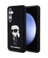 Karl Lagerfeld Silicone Ikonik case for Samsung Galaxy S24 - black