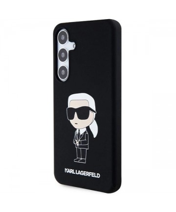 Karl Lagerfeld Silicone Ikonik case for Samsung Galaxy S24 - black