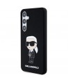 Karl Lagerfeld Silicone Ikonik case for Samsung Galaxy S24 - black