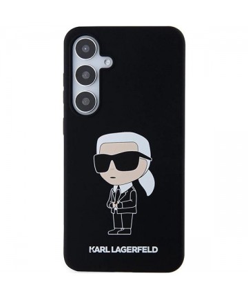 Karl Lagerfeld Silicone Ikonik case for Samsung Galaxy S24 - black