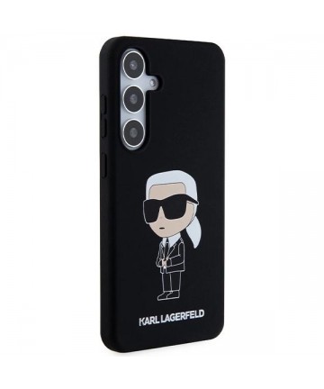 Karl Lagerfeld Silicone Ikonik case for Samsung Galaxy S24 - black