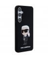 Karl Lagerfeld Silicone Ikonik case for Samsung Galaxy S24 - black