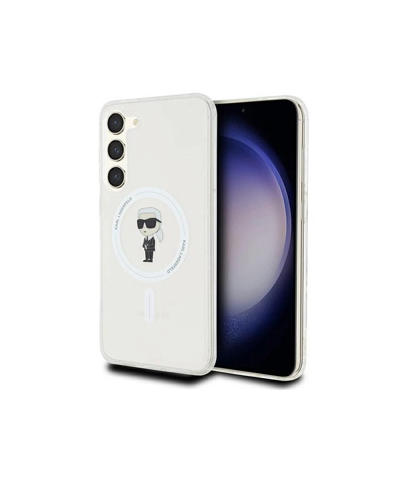 Karl Lagerfeld IML Ikonik MagSafe case for Samsung Galaxy S23+ - transparent