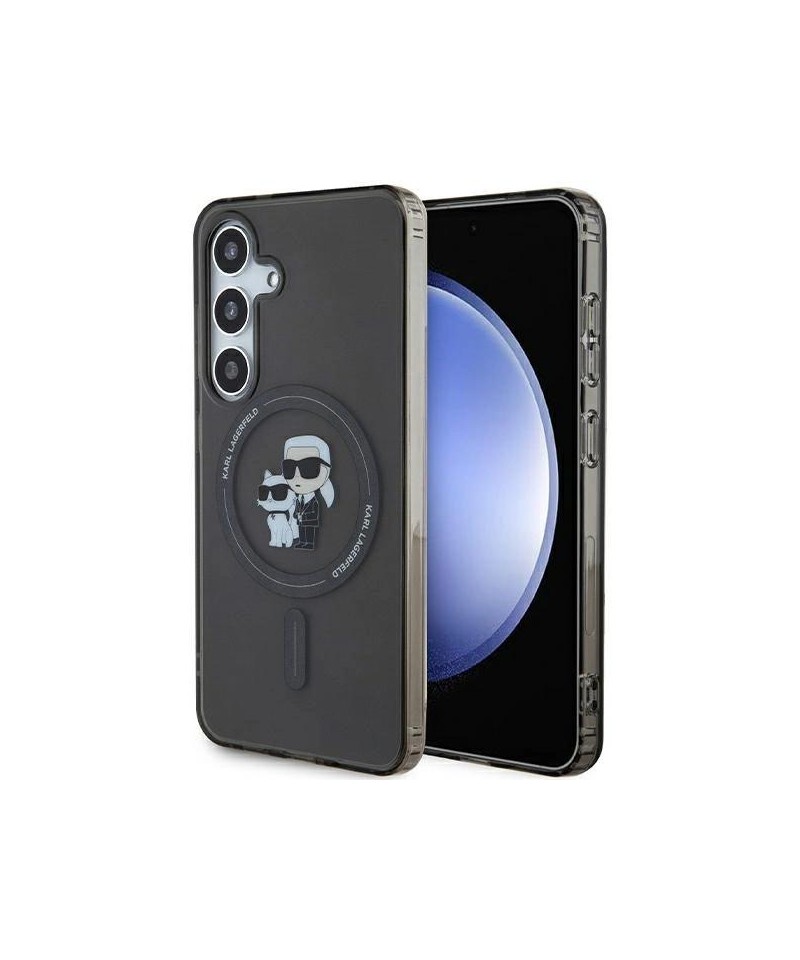 Karl Lagerfeld IML Karl&Choupette MagSafe case for Samsung Galaxy S24 - black