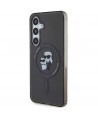 Karl Lagerfeld IML Karl&Choupette MagSafe case for Samsung Galaxy S24 - black