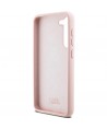 Karl Lagerfeld Silicone Choupette Metal Pin case for Samsung Galaxy S23+ - pink