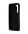 Karl Lagerfeld Silicone Karl&Choupette Metal Pin case for Samsung Galaxy S23+ - black