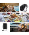 Waterproof grill cover, bicycle cover, bike cover, garden furniture cover, XL cover black