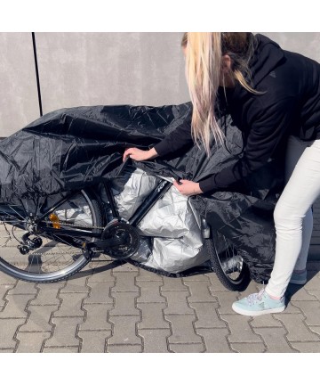 Waterproof grill cover, bicycle cover, bike cover, garden furniture cover, XXL cover, black