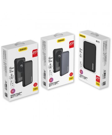 Dudao TGK1 power bank with MagSafe wireless charger 20W 10000mAh black (TGK1-black)