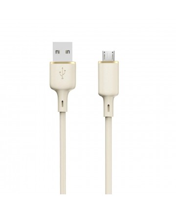 Dudao L7SM USB-A - micro USB cable 5A 1m - beige